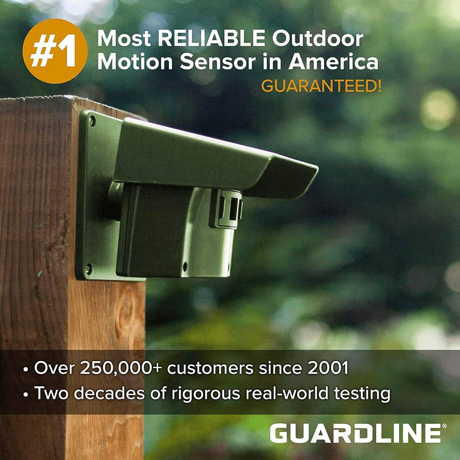 Guardline Wireless Driveway Alarm – 4 Motion Detector Alarm Sensors & 1 Receiver, 1/4 Mile Range, Weatherproof Outdoor Security Alert System for Home & Property - Image 2