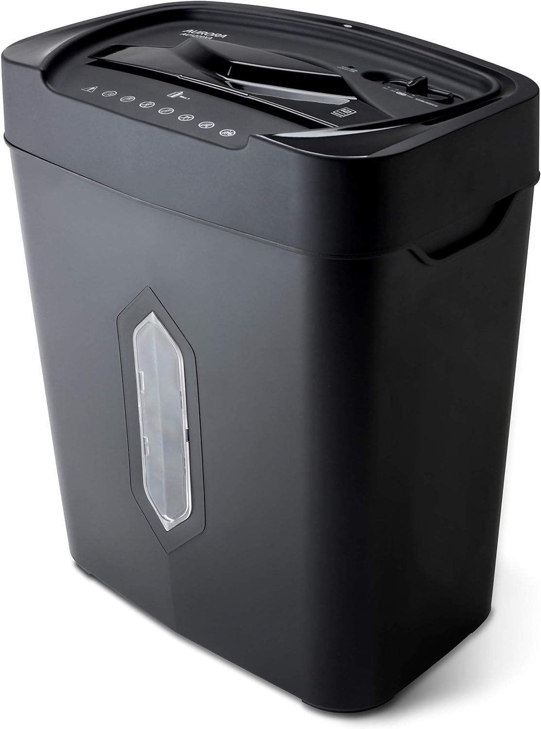 Aurora AU1220XA 12 Sheet Crosscut Paper and Credit Card Shredder with 5.2 gal Wastebasket