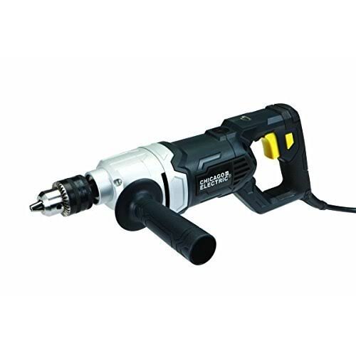 Chicago Electric Power Tools 1/2 Variable Speed Reversible Heavy Duty D-Handle Drill 69453