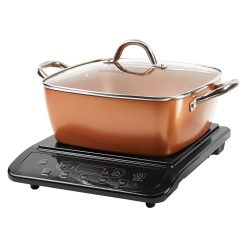 Alternative view of Copper Chef XL Precision Induction Cooktop u0026 11 inch Casserole Set as Seen on TV