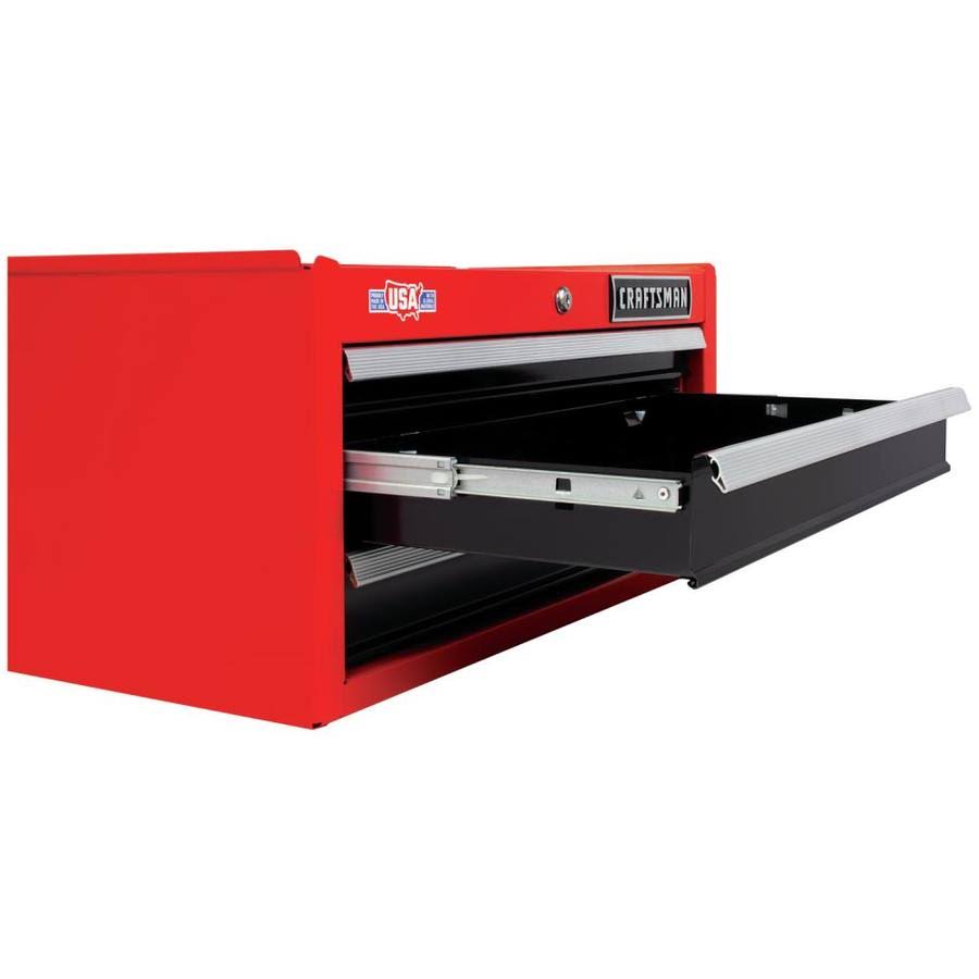 Craftsman 2000 Series 26-in W x 12.25-in H 3-Drawer Steel Tool Chest (Red) Cmst98246rb - Image 4