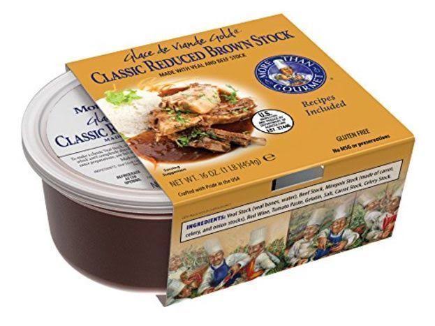 More Than Gourmet Glace De Viande Gold Reduced Brown Stock, 16-Ounce Packages
