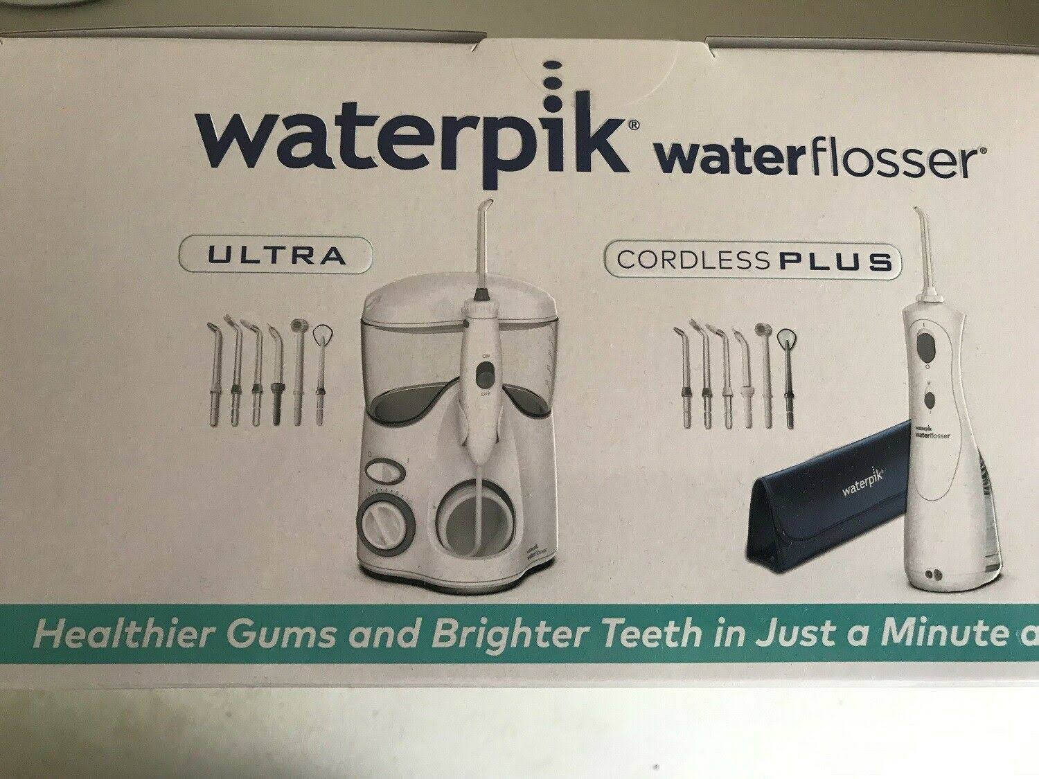 Waterpik Ultra and Cordless Plus Water Flosser Combo (WP-120) and (WP-470) - Image 4