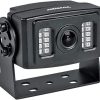 Voyager VCMS20B Rear Color Camera with LED Low-Light Assist, Black, 1/3 CMOS Image Sensor, 600 TV Lines Resolution, 145?? Viewing Angle, Built-in Microphone, Electronic Iris Shutter, Waterproof (IP69K