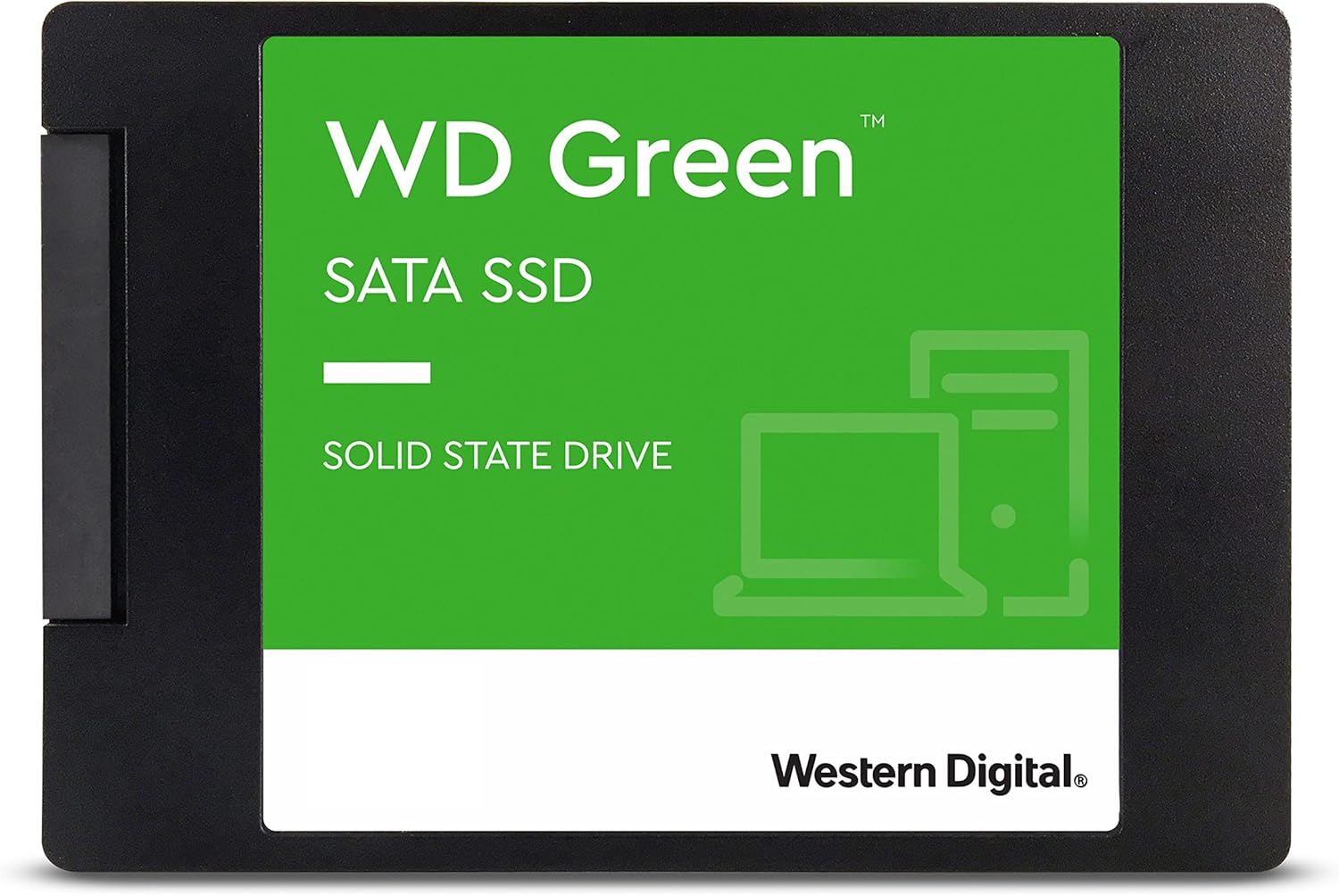 Western Digital 1TB WD Green Internal PC SSD Solid State Drive – SATA III 6 Gb/s, 2.5/7mm, Up to 550 MB/s – WDS100T2G0A