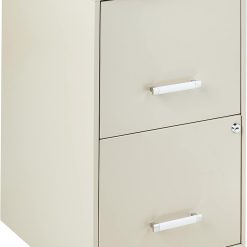 Alternative view of Lorell 14341 18 Deep 2-Drawer File Cabinet, Black