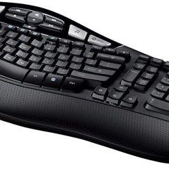 Alternative view of Logitech MK550 Wireless Wave K350 Keyboard and Mouse Combo ?? Includes Keyboard and Mouse, Long Battery Life, Ergonomic Wave Design with Wireless Mouse (with Mouse)